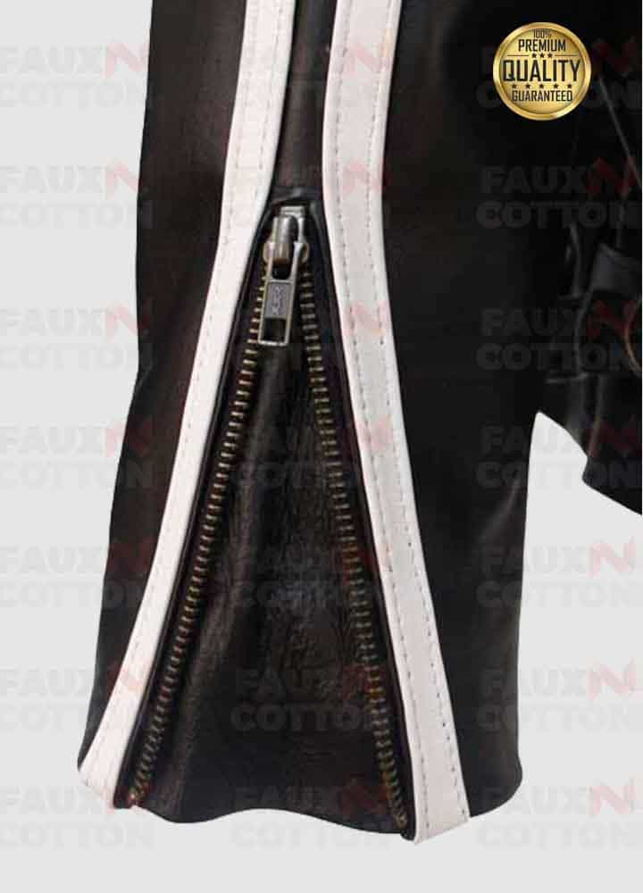 MEL GIBSON LETHAL WEAPON BLACK LEATHER JACKET